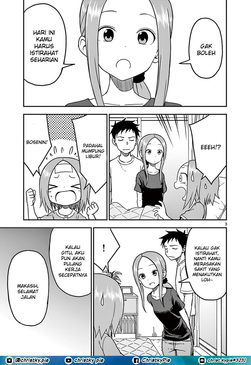 Karakai Jouzu no (Moto) Takagi-san Chapter 95 Gambar 3