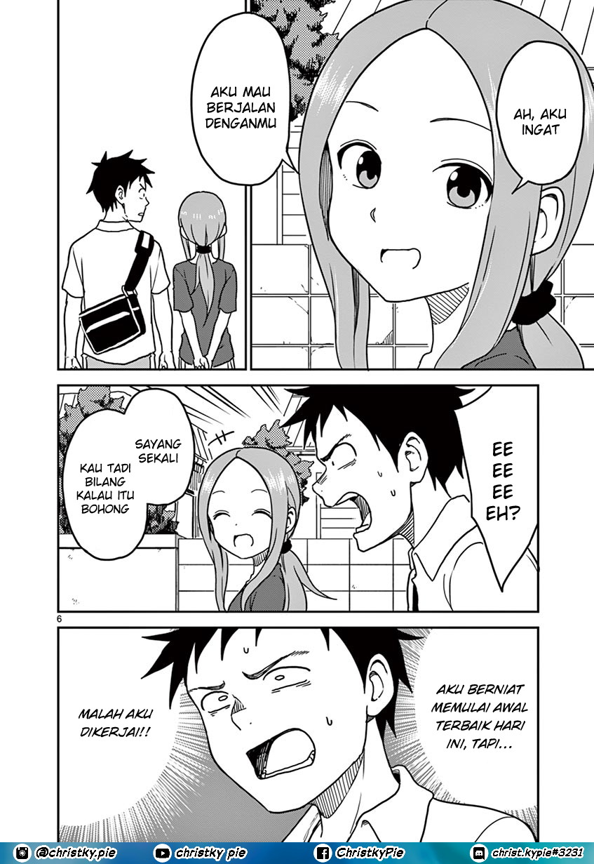 Karakai Jouzu no (Moto) Takagi-san Chapter 99 Gambar 6