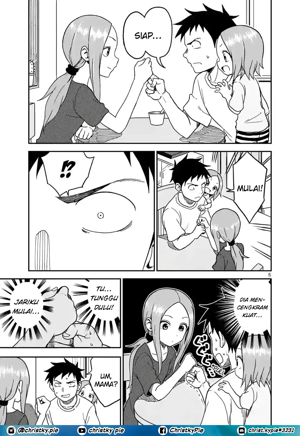 Karakai Jouzu no (Moto) Takagi-san Chapter 98 Gambar 5