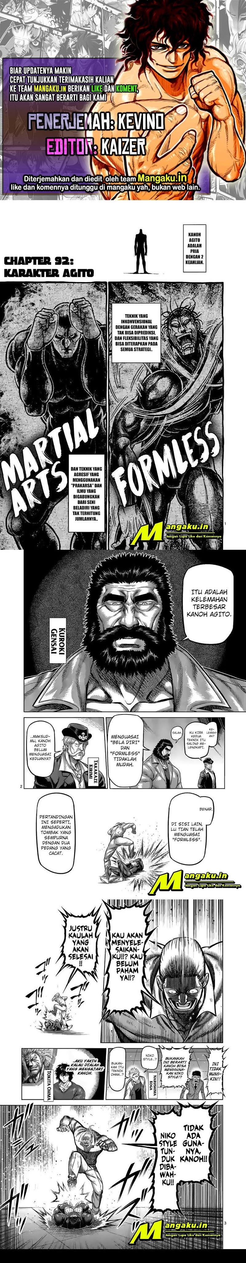 Baca Komik Kengan Omega Chapter 92 Gambar 1