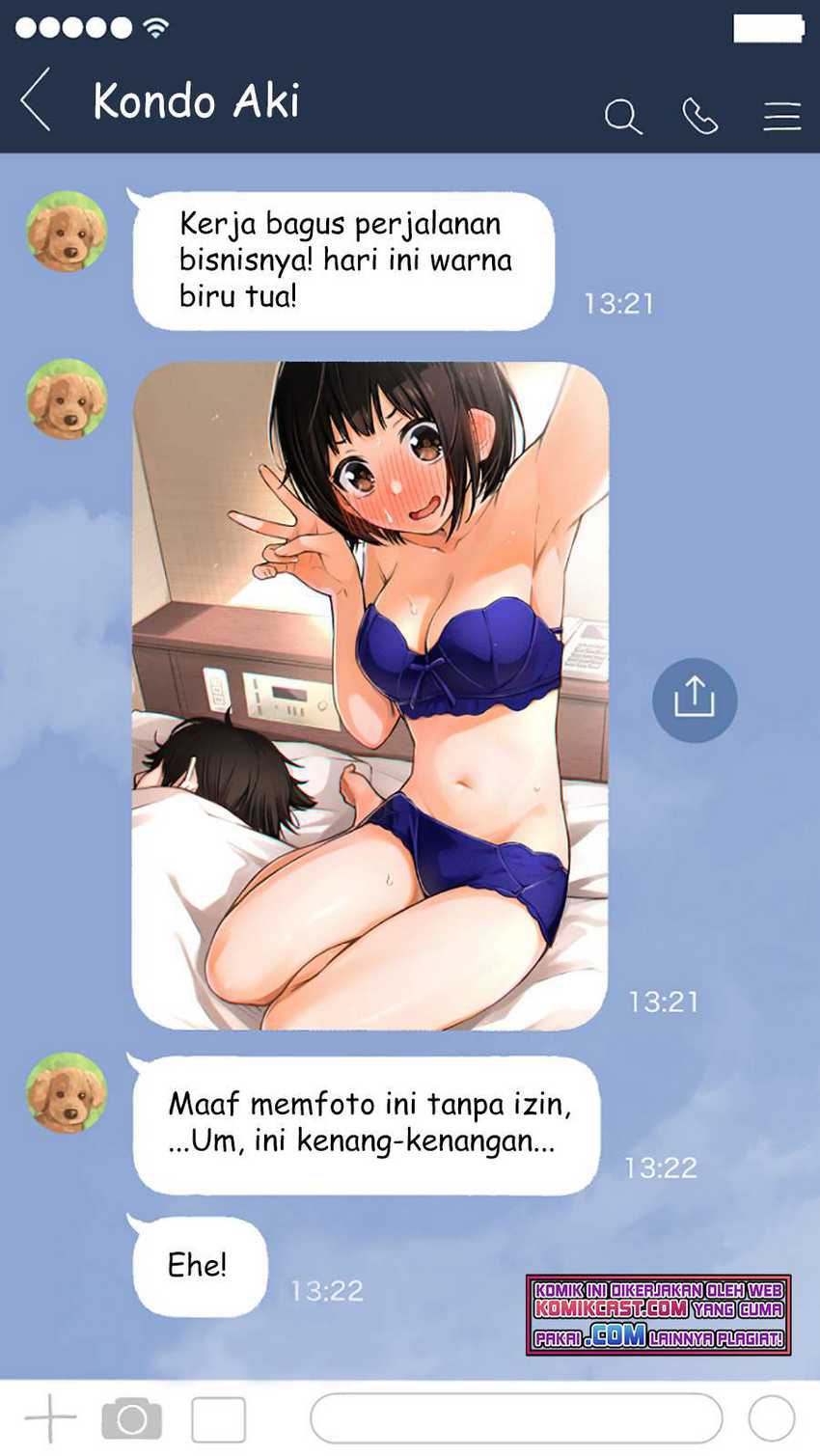 The Kouhai Who Reports the Color of Her Underwear to Me Every Morning for Some Reason Chapter 20 Gambar 3