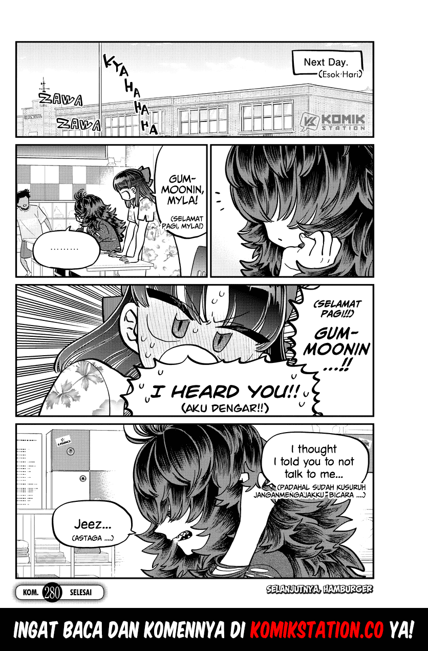 Komi-san wa Komyushou Desu Chapter 280 Gambar 10