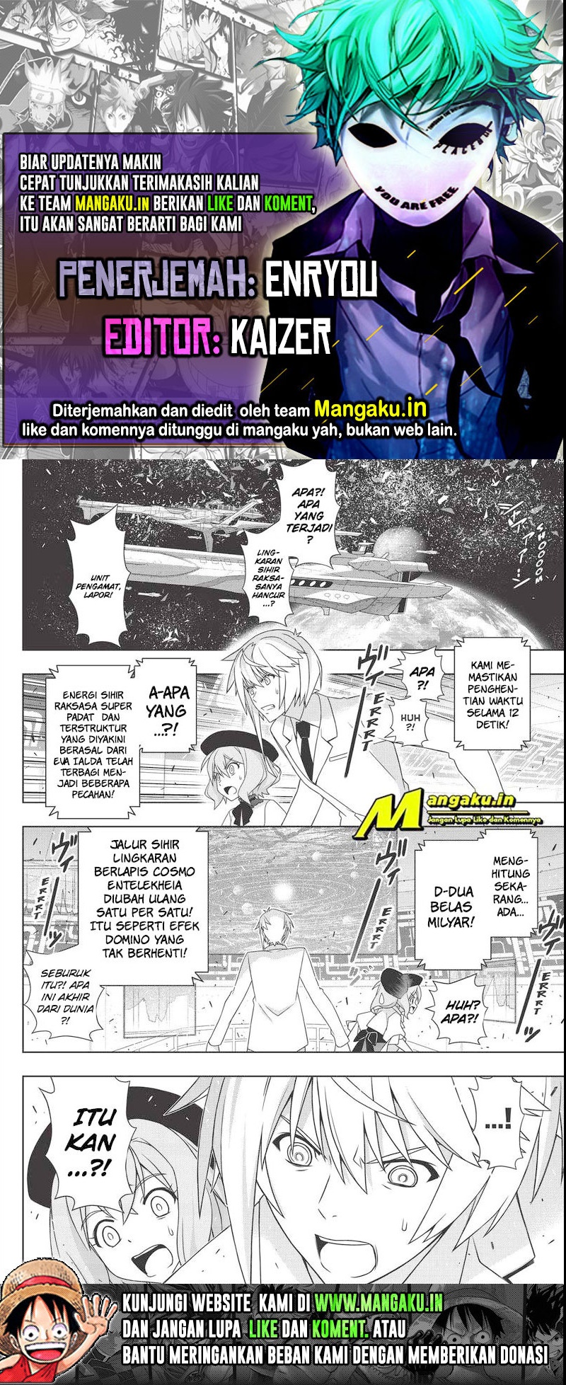 Baca Komik UQ Holder! Chapter 191.2 Gambar 1