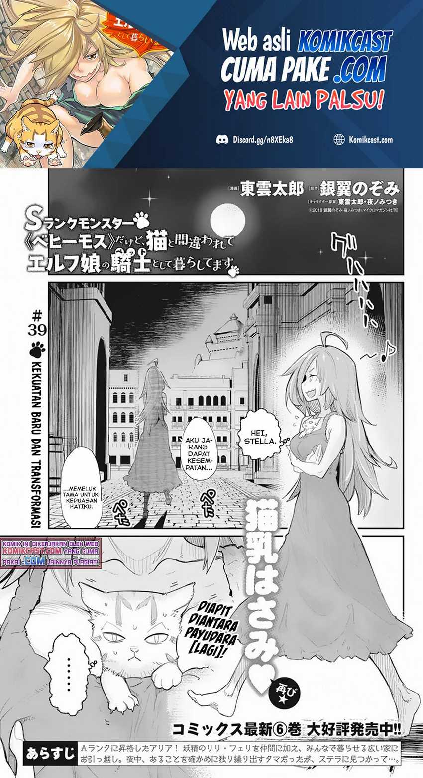 Baca Manga S-Rank Monster no Behemoth Dakedo, Neko to Machigawarete Erufu Musume no Kishi (Pet) Toshite Kurashitemasu Chapter 39 Gambar 2