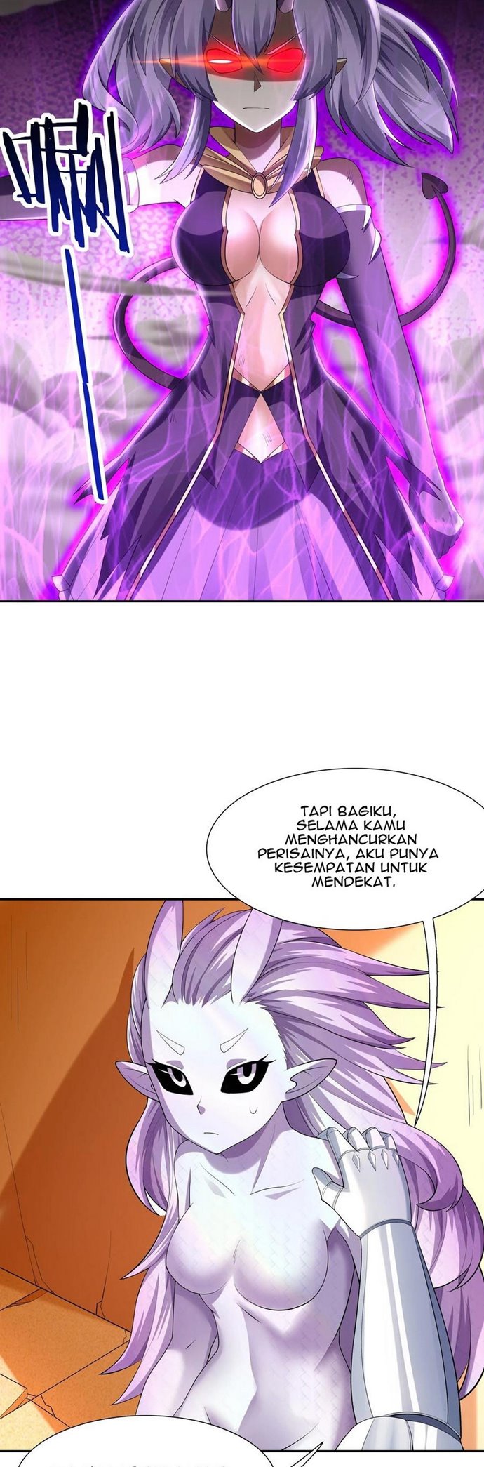 My Harem Is Entirely Female Demon Villains Chapter 34 Gambar 35