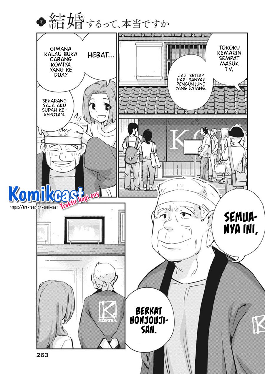 Kekkon Surutte, Hontou Desu Ka? Chapter 63 Gambar 5