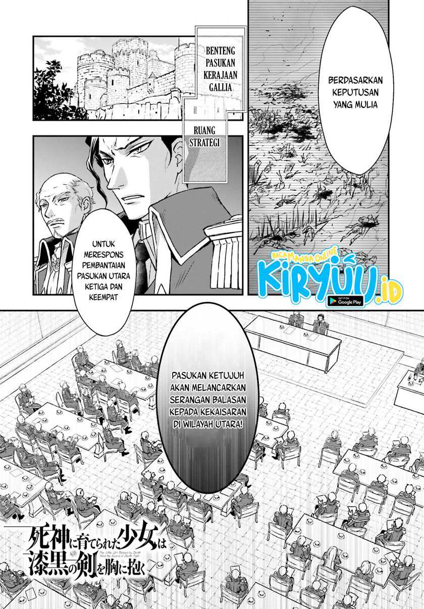 Baca Manga Shinigami ni Sodaterareta Shoujo wa Shikkoku no Tsurugi wo Mune ni Idaku Chapter 18 Gambar 2
