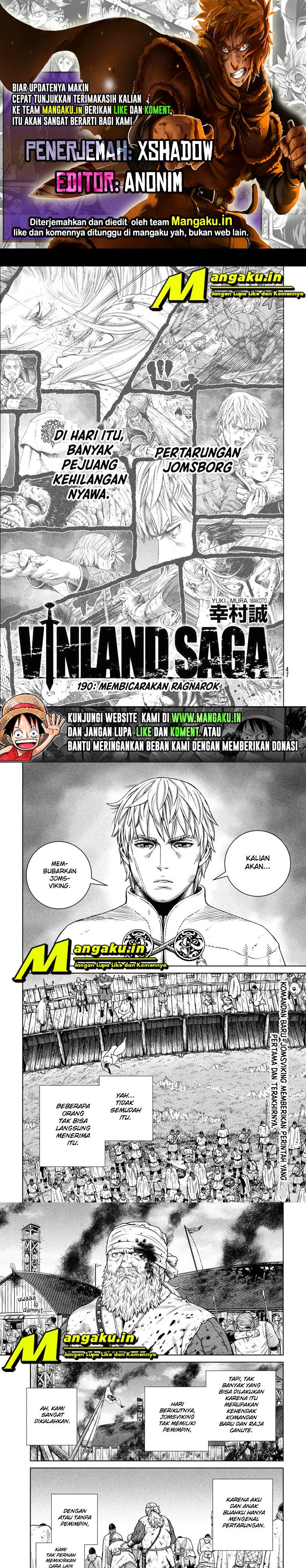 Baca Komik Vinland Saga Chapter 190 Gambar 1