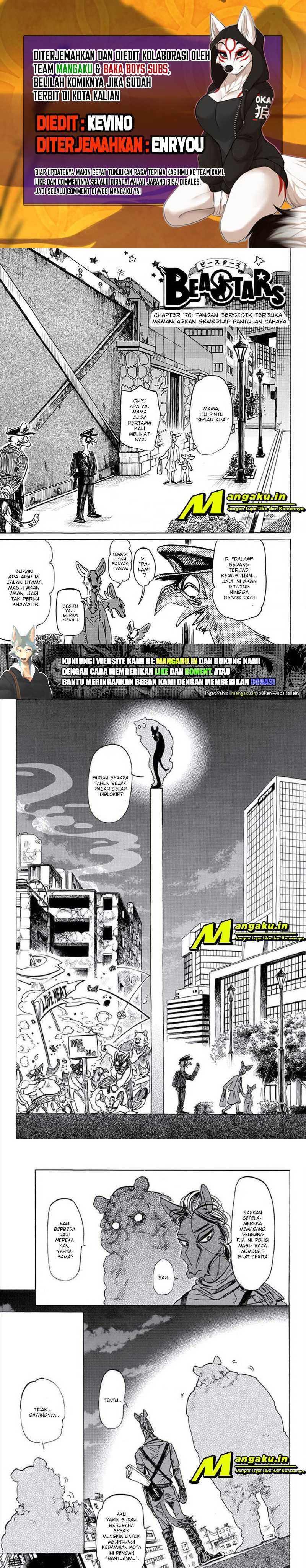 Baca Komik Beastars Chapter 176 Gambar 1