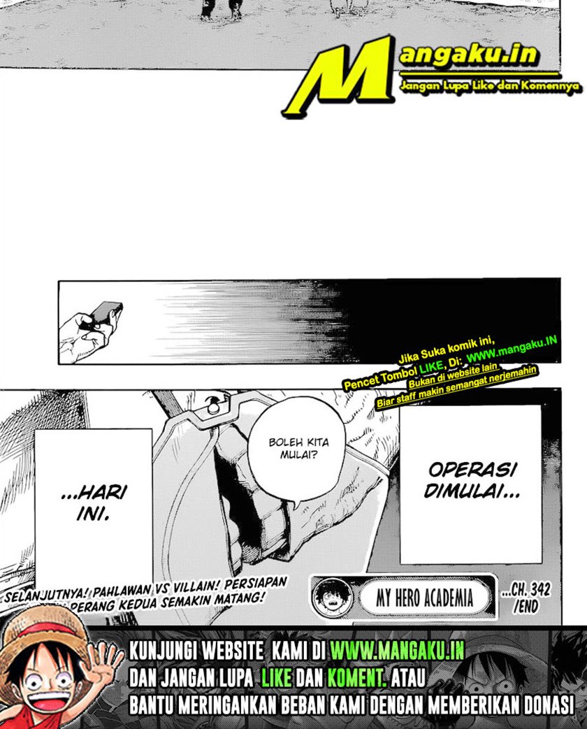 Boku no Hero Academia Chapter 342 Gambar 21