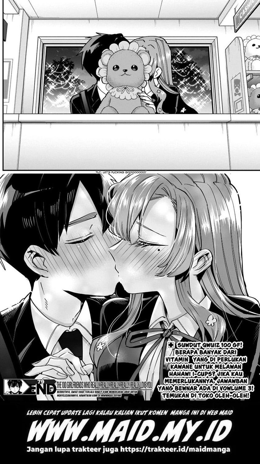 Kimi no Koto ga Dai Dai Dai Dai Daisuki na 100-ri no Kanojo Chapter 79 Gambar 22