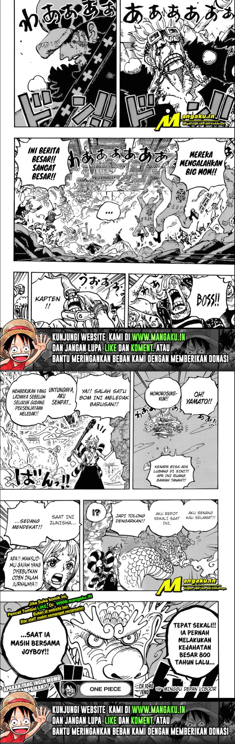 One Piece Chapter 1040 HD Gambar 9