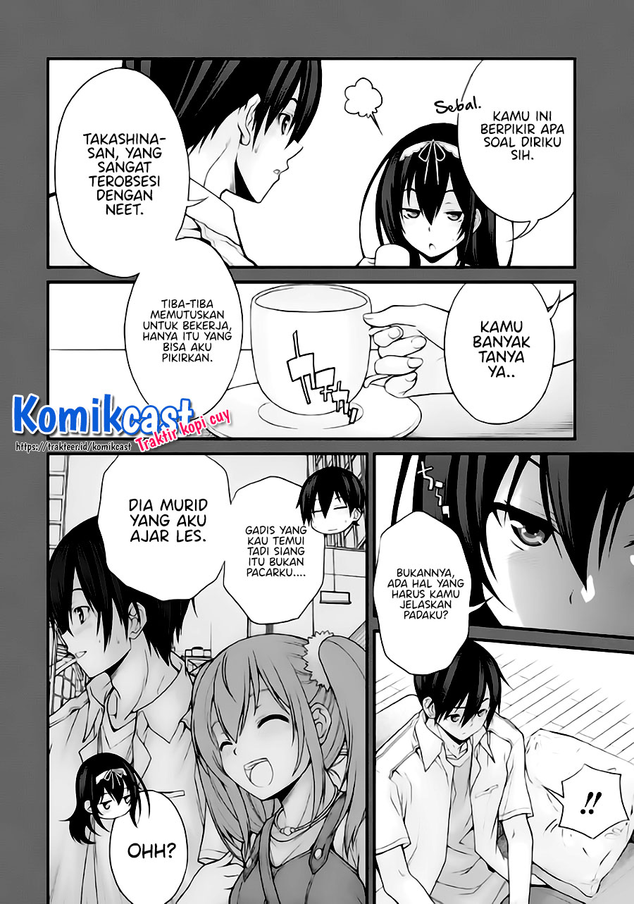 Kirei na Kurokami no Takashina-san (Mushoku) to Tsukiau Koto ni Natta Chapter 10.1 Gambar 7