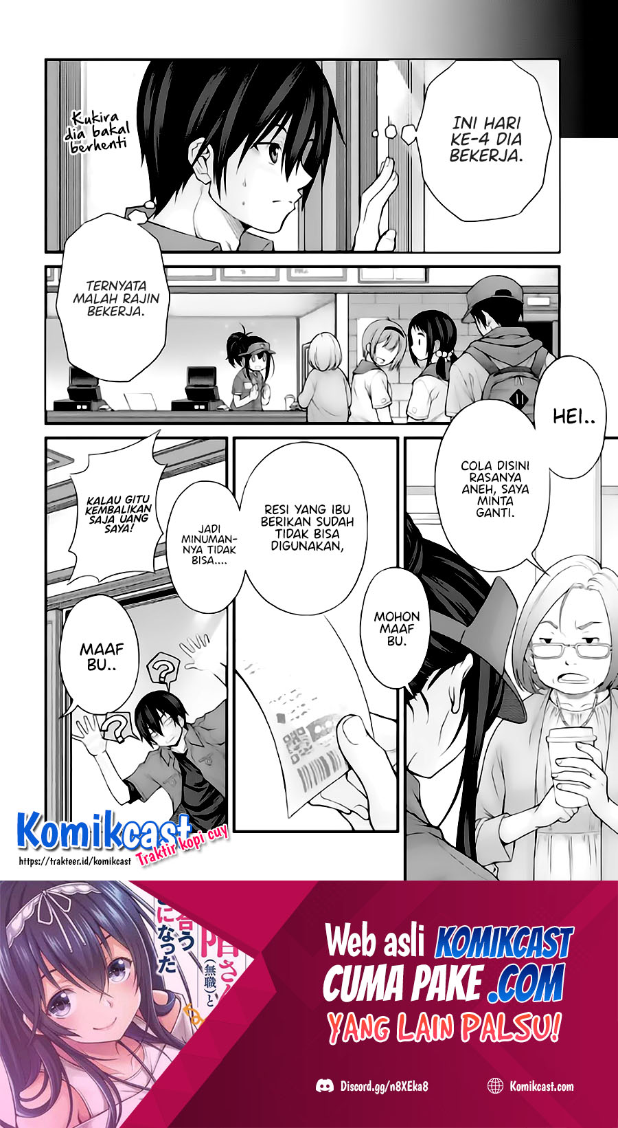 Kirei na Kurokami no Takashina-san (Mushoku) to Tsukiau Koto ni Natta Chapter 10.1 Gambar 9
