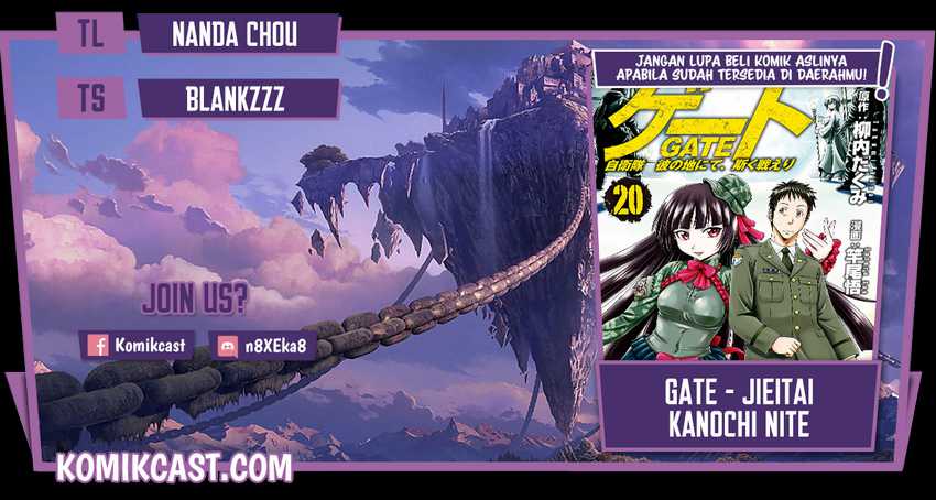 Baca Komik Gate – Jietai Kare no Chi nite Kaku Tatakeri Chapter 107 Gambar 1