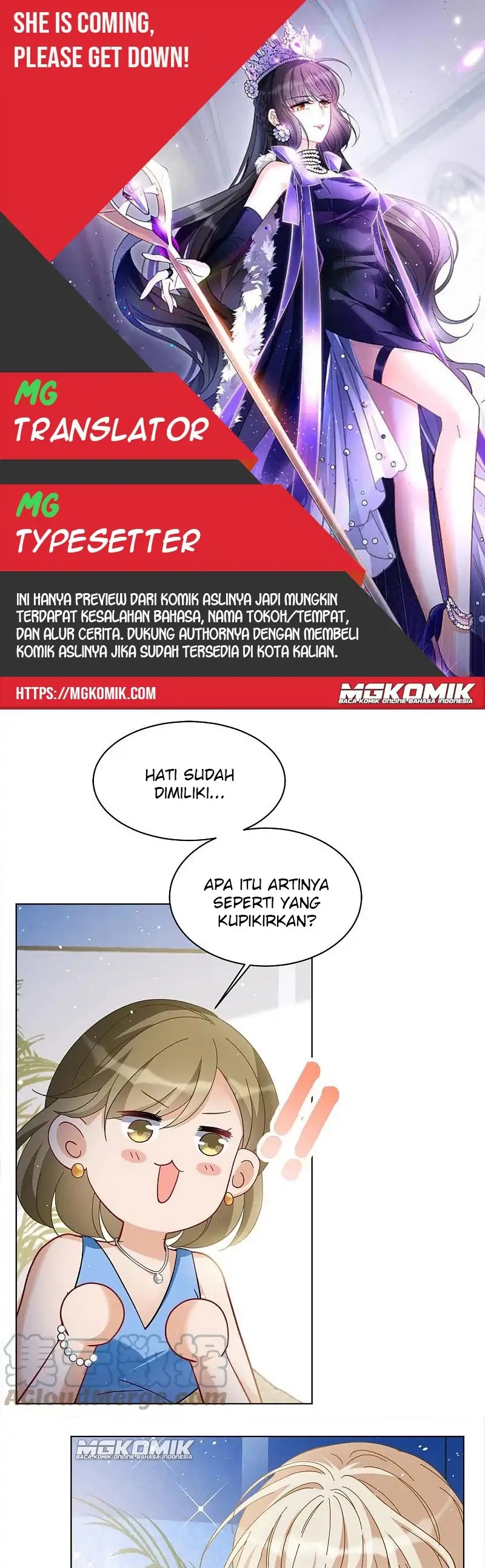 Baca Komik She Is Coming, Please Get Down! Chapter 68.1 Gambar 1