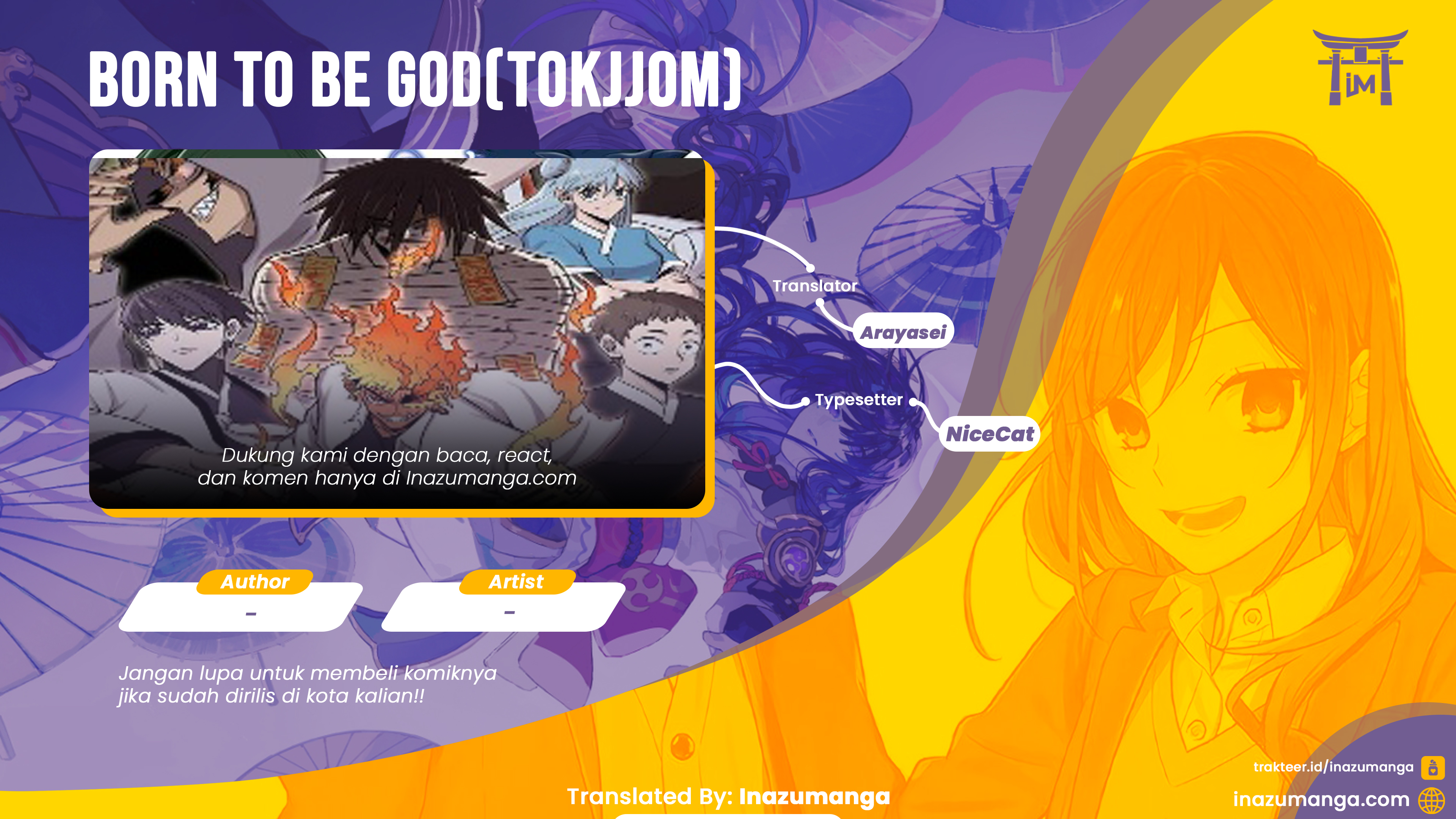 Baca Komik Born to be God (Tokjjom) Chapter .1 - prolog Gambar 1