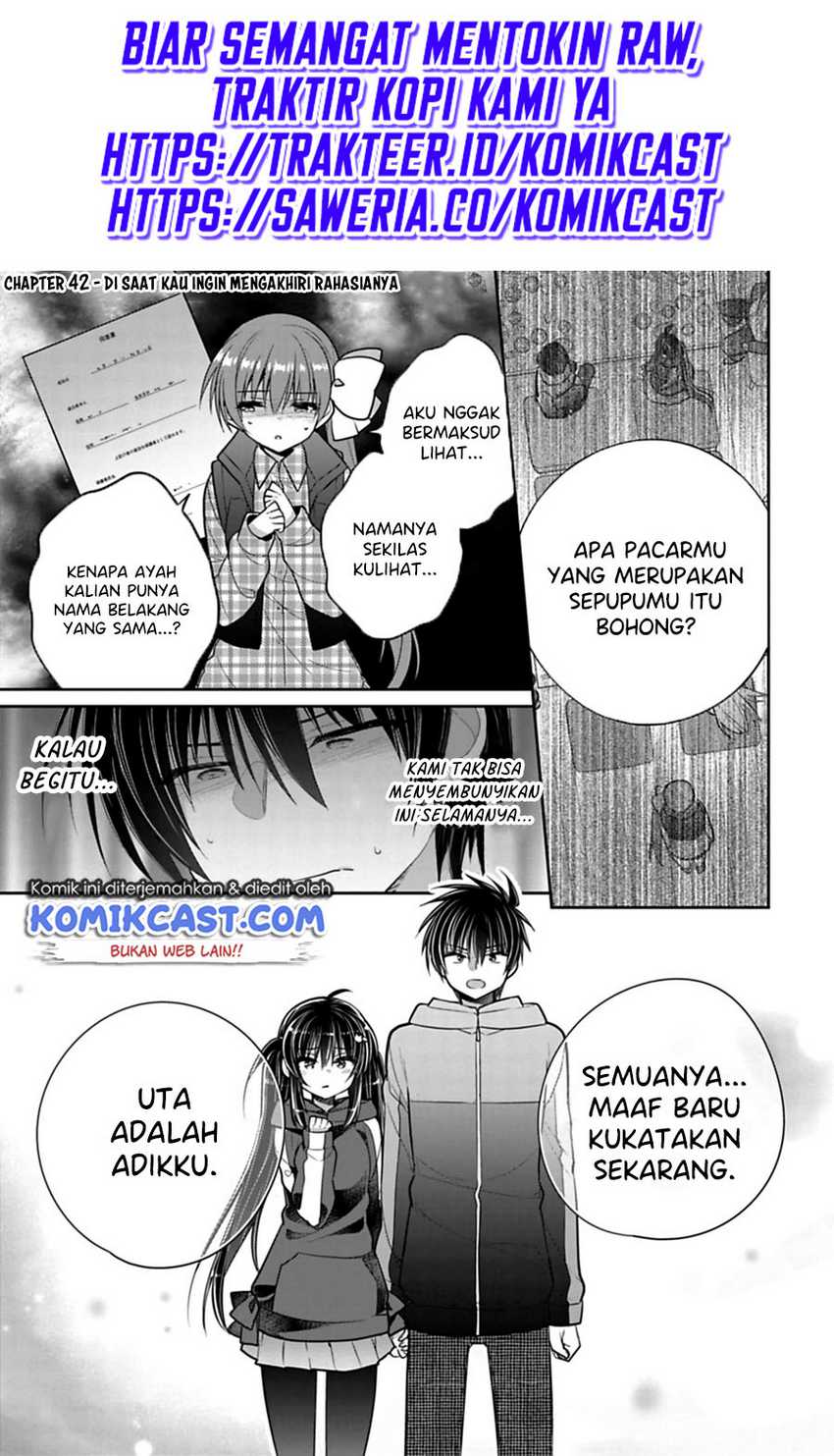 Baca Manga Siscon Ani to Brocon Imouto ga Shoujiki ni Nattara Chapter 42 Gambar 2