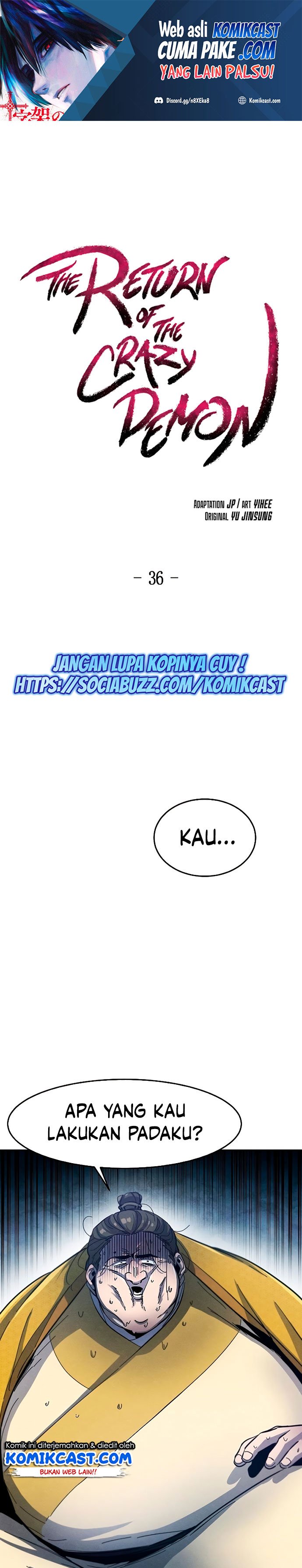 Baca Manhwa Return of the Mad Demon Chapter 36 Gambar 2