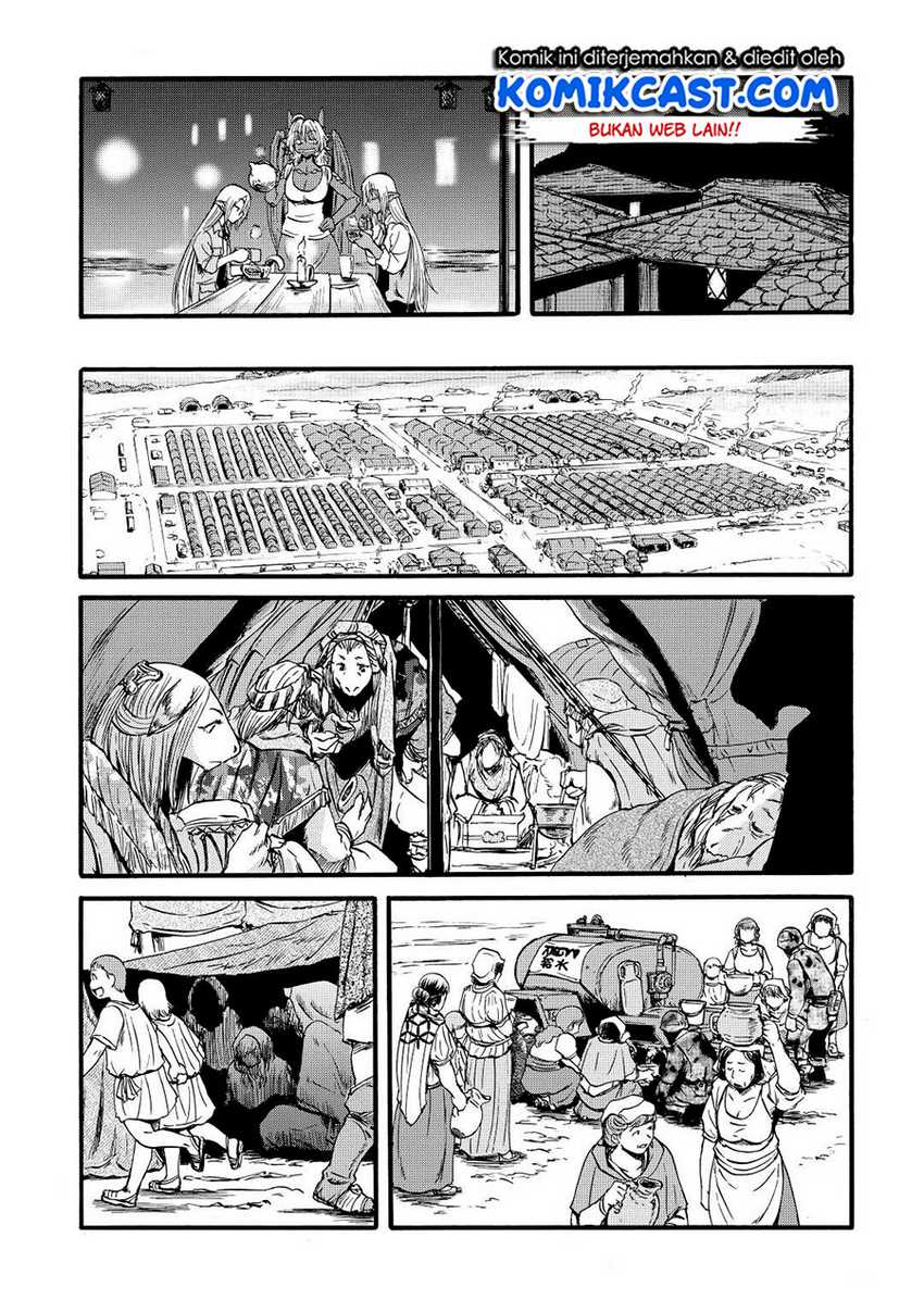 Gate – Jietai Kare no Chi nite Kaku Tatakeri Chapter 108 Gambar 34