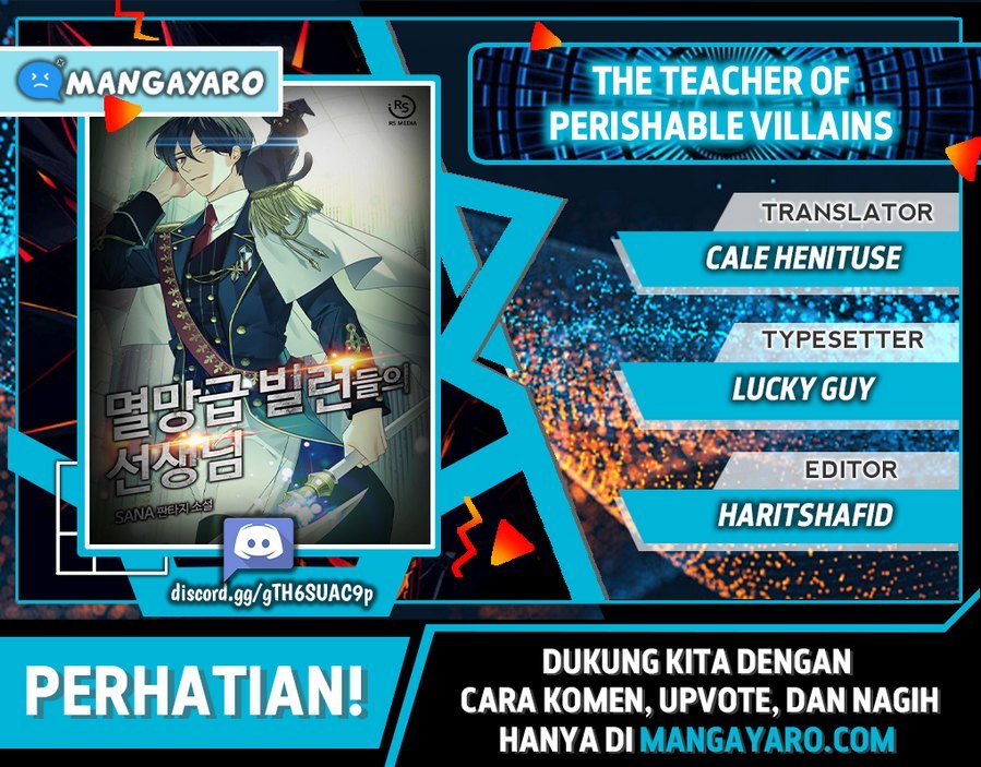 Baca Komik The Teacher of Perishable Villains Chapter 26.1 Gambar 1