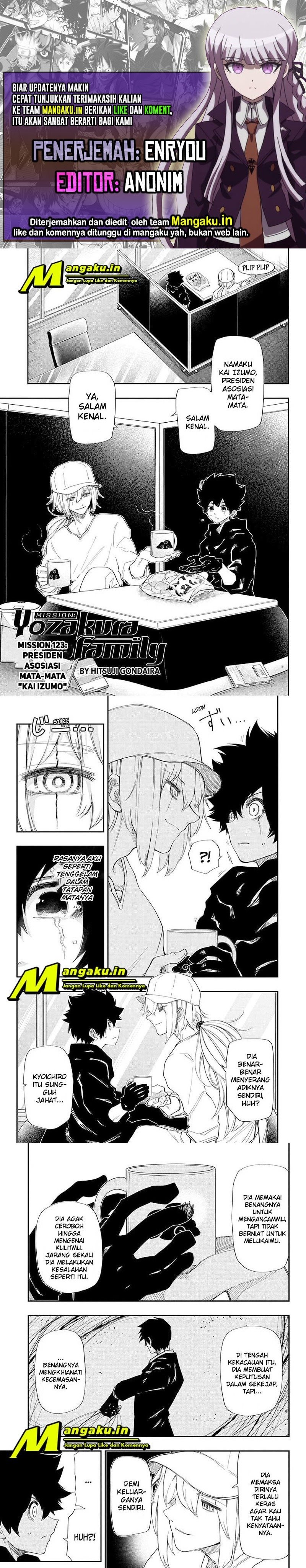 Baca Komik Mission: Yozakura Family Chapter 123 Gambar 1