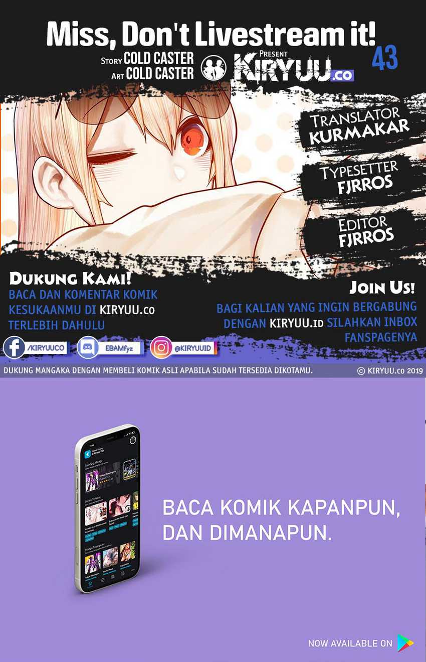 Baca Komik Miss, don’t livestream it! Chapter 43 Gambar 1