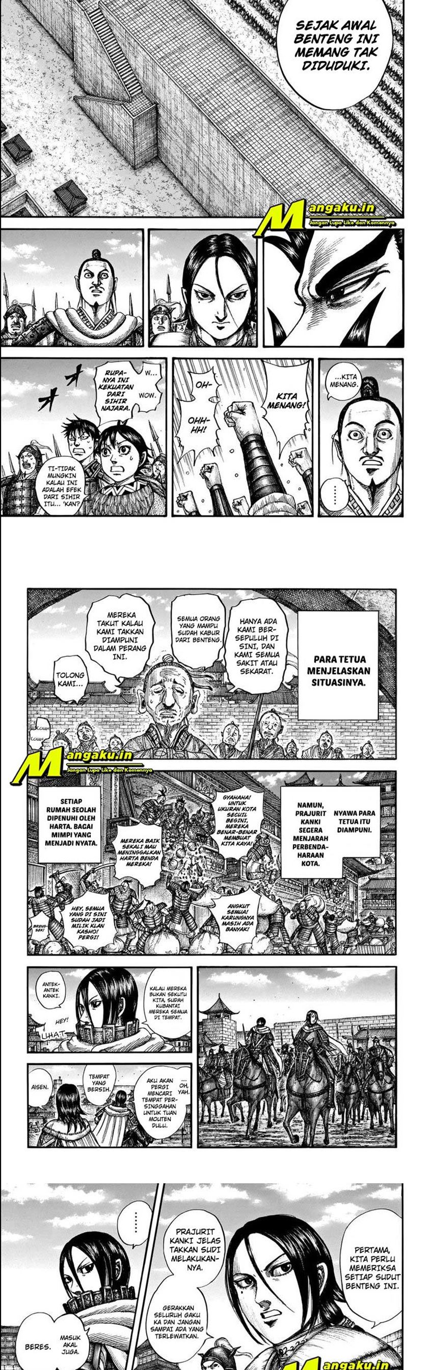 Kingdom Chapter 713 Gambar 4