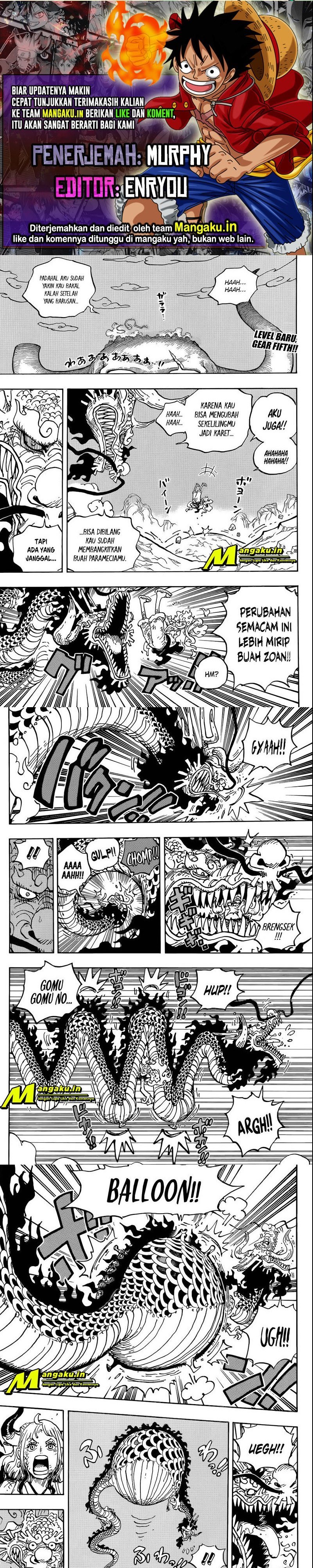 One Piece Chapter 1045 HQ Gambar 3