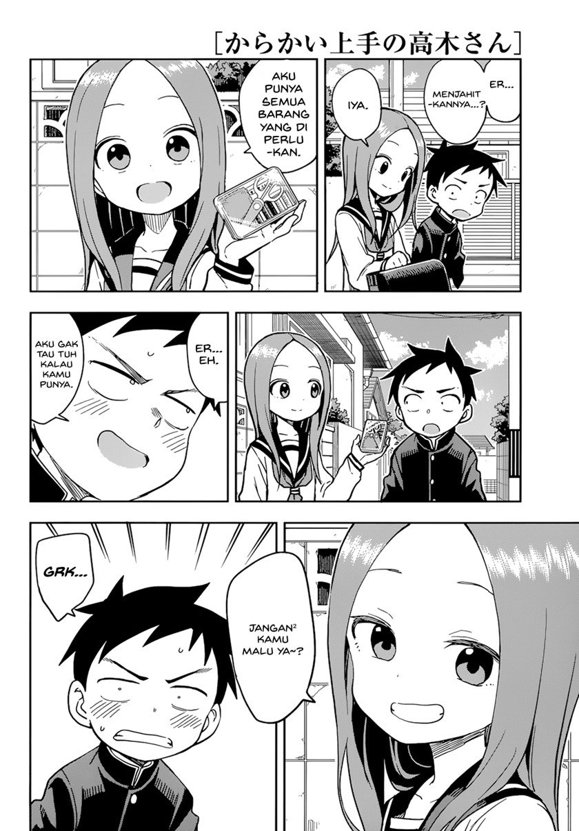 Karakai Jouzu no Takagi-san Chapter 151 Gambar 5