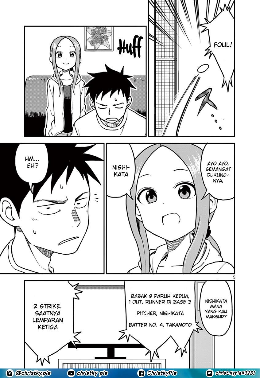 Karakai Jouzu no (Moto) Takagi-san Chapter 109 Gambar 5