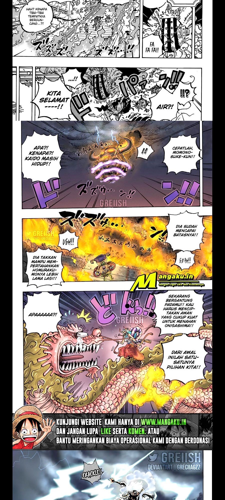 One Piece Chapter 1046 HQ Gambar 9