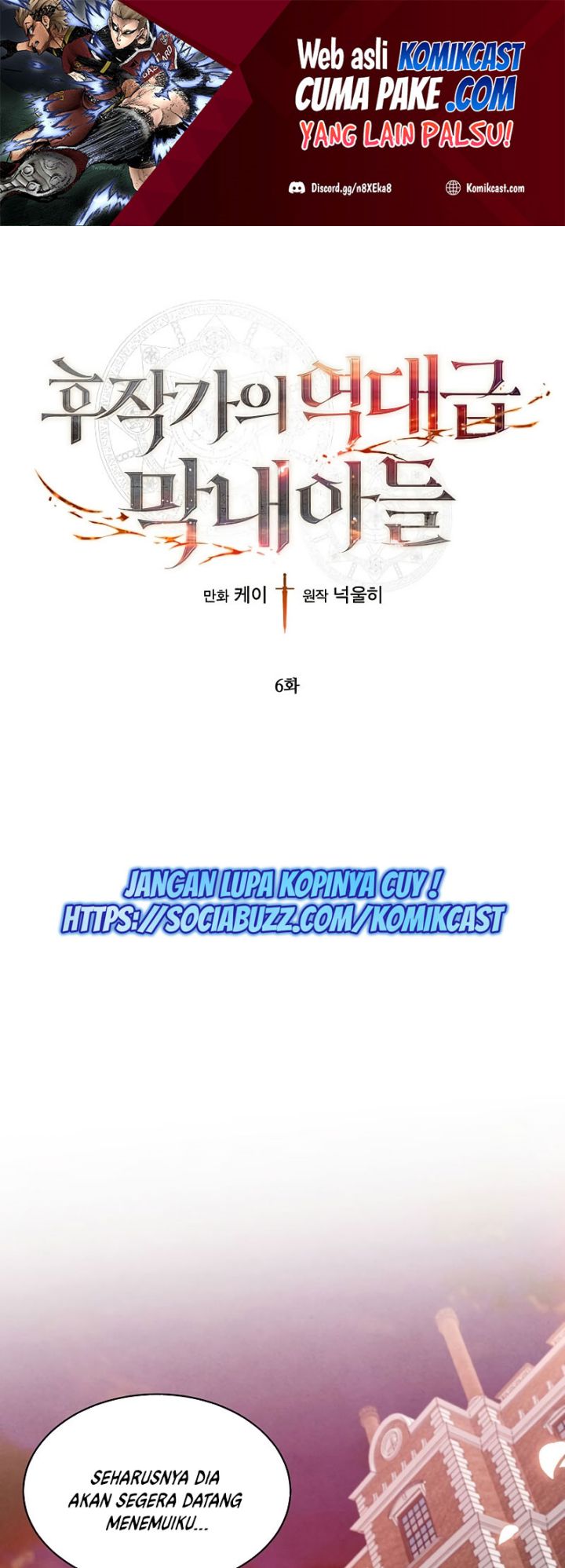 Baca Manhwa Legendary Youngest Son of the Marquis House Chapter 6 Gambar 2