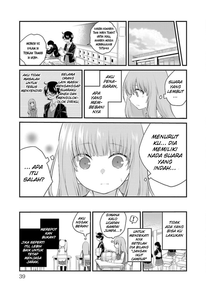 Koe ga dasenai Shoujo wa “Kanojo ga Yasashisugiru” to Omotte iru Chapter 45 Gambar 6