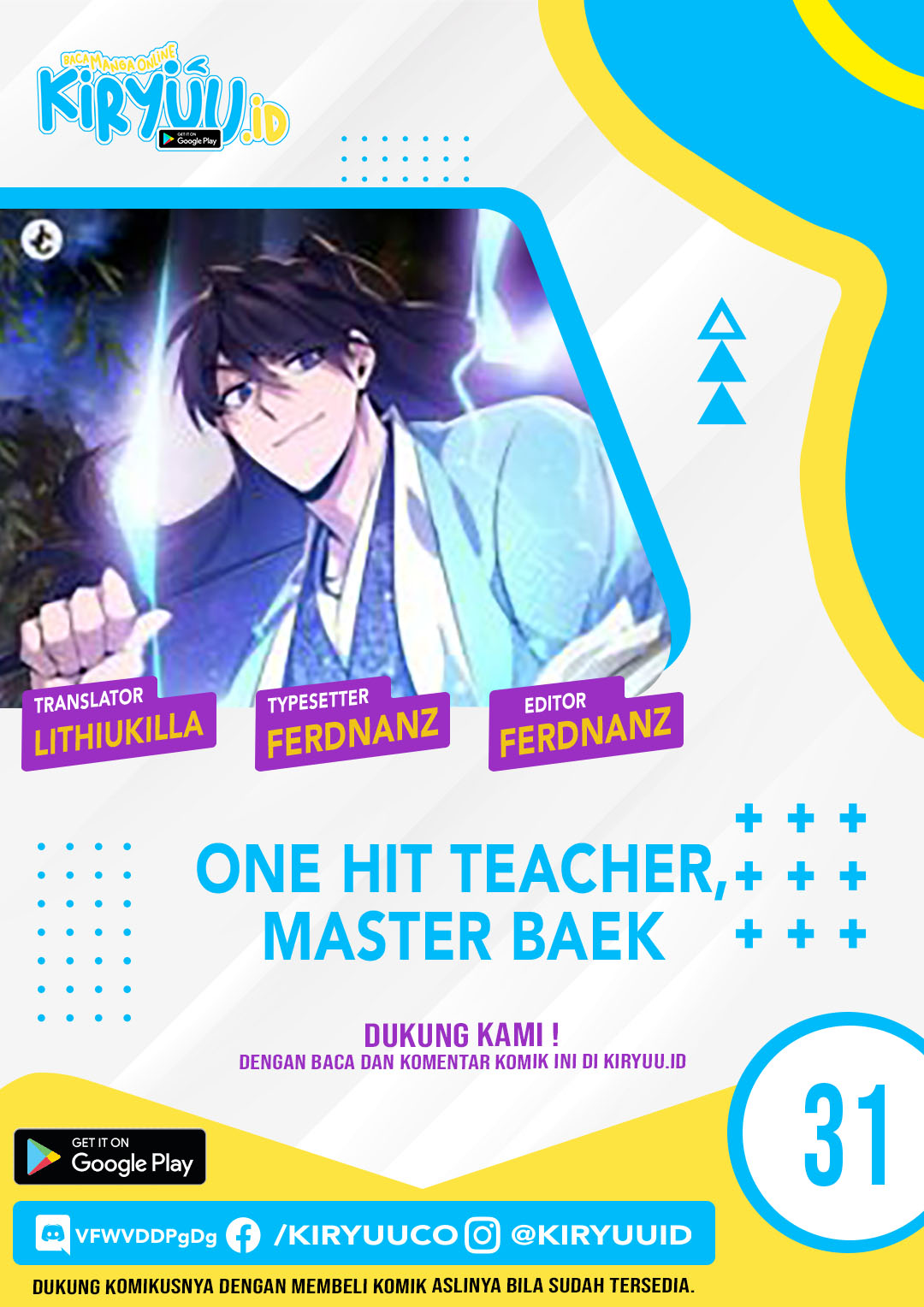 Baca Komik Number One Star Instructor Master Baek Chapter 31 Gambar 1