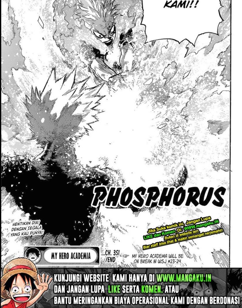 Boku no Hero Academia Chapter 351 Gambar 18