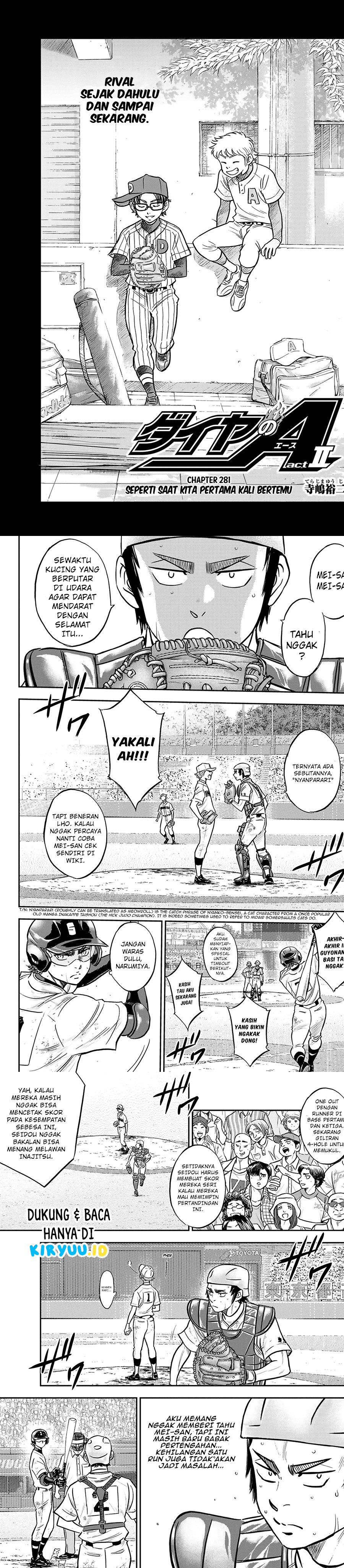 Baca Manga Diamond no Ace Act 2 Chapter 281 Gambar 2