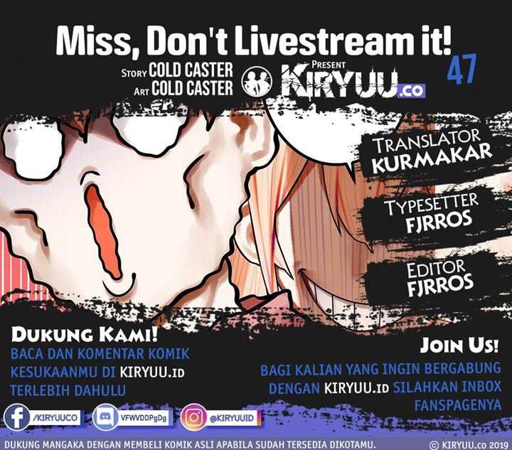 Baca Komik Miss, don’t livestream it! Chapter 46 Gambar 1