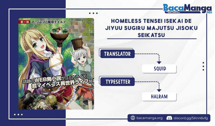 Baca Komik Homeless Tensei: Isekai De Jiyuu Sugiru Majutsu Jisoku Seikatsu Chapter 14.1 Gambar 1