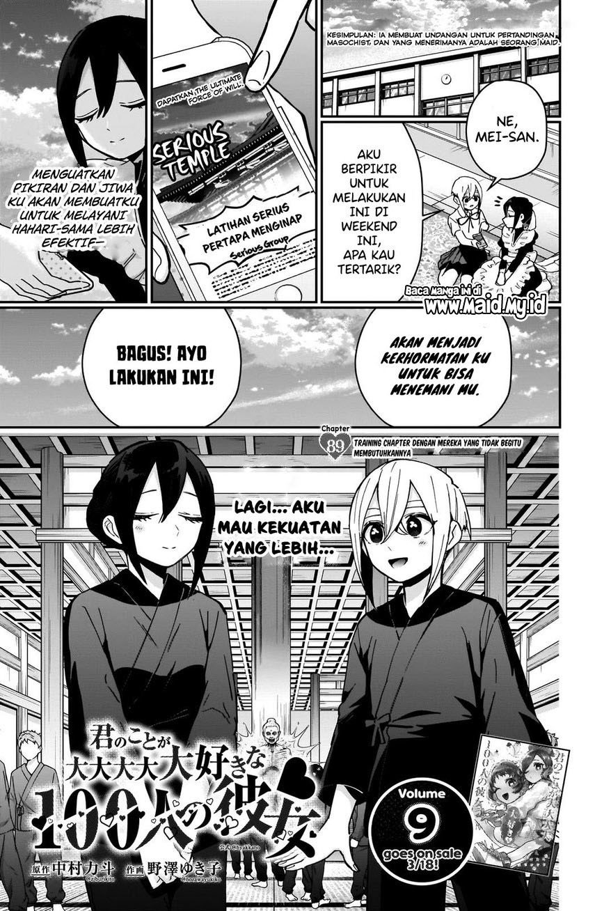 Kimi no Koto ga Dai Dai Dai Dai Daisuki na 100-ri no Kanojo Chapter 89 Gambar 3