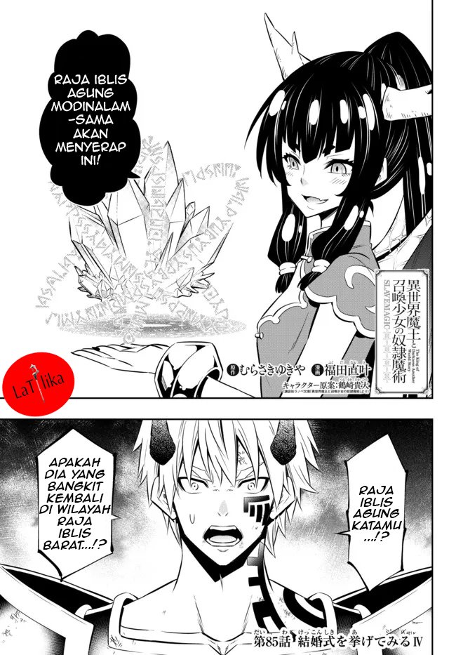 Baca Komik Isekai Maou to Shoukan Shoujo no Dorei Majutsu Chapter 85.1 Gambar 1