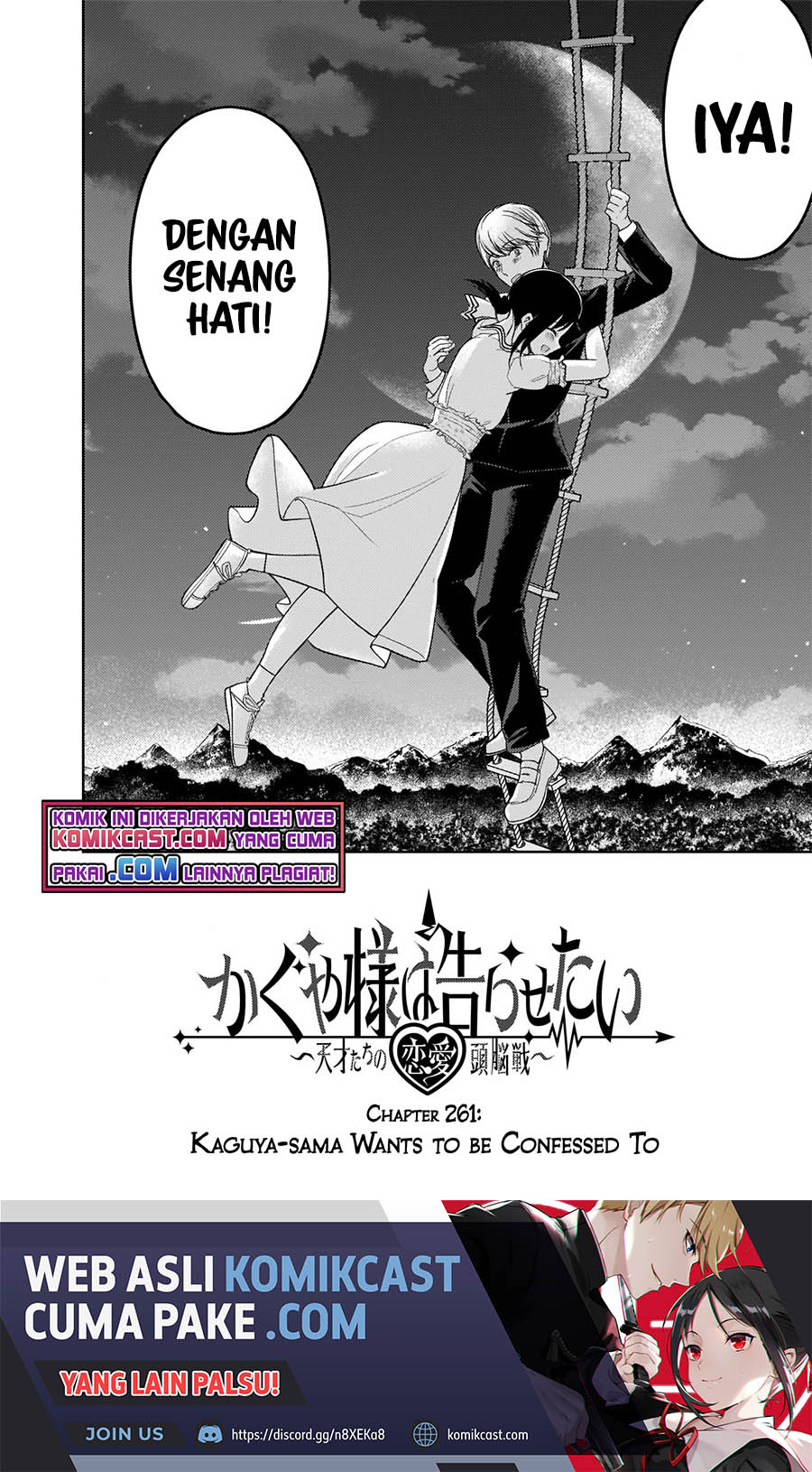 Kaguya-sama wa Kokurasetai – Tensai-tachi no Renai Zunousen Chapter 261 Gambar 18