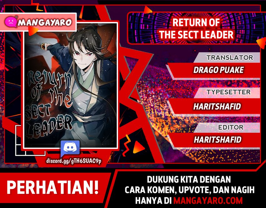 Baca Komik The Return of the Sect Leader Chapter 1.1 Gambar 1