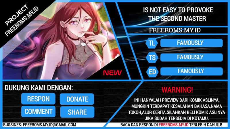 Baca Komik Is Not Easy To Provoke The Second Master Chapter 21 Gambar 1