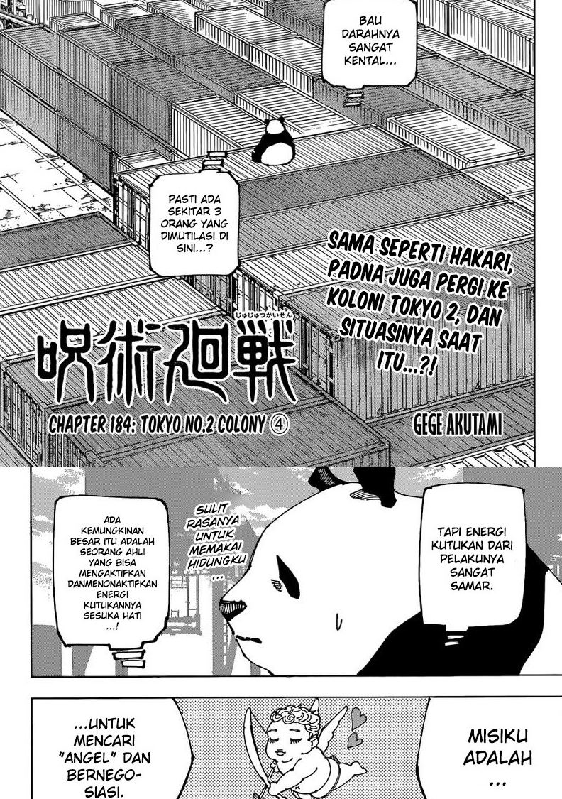 Baca Manga Jujutsu Kaisen Chapter 184 Gambar 2