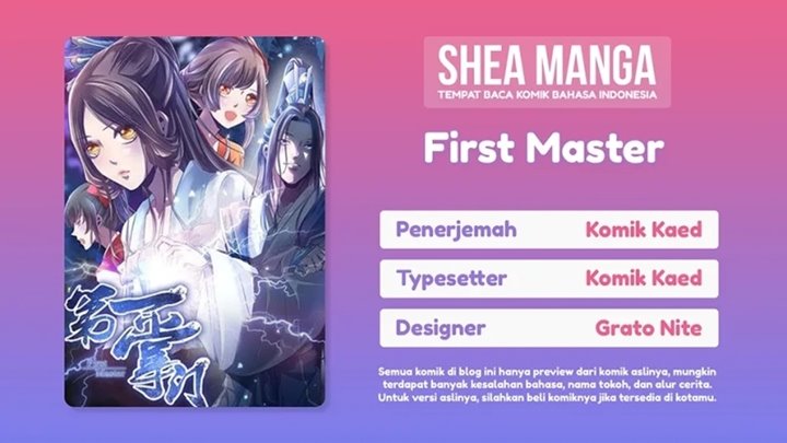 Baca Komik First Master Chapter 7 Gambar 1