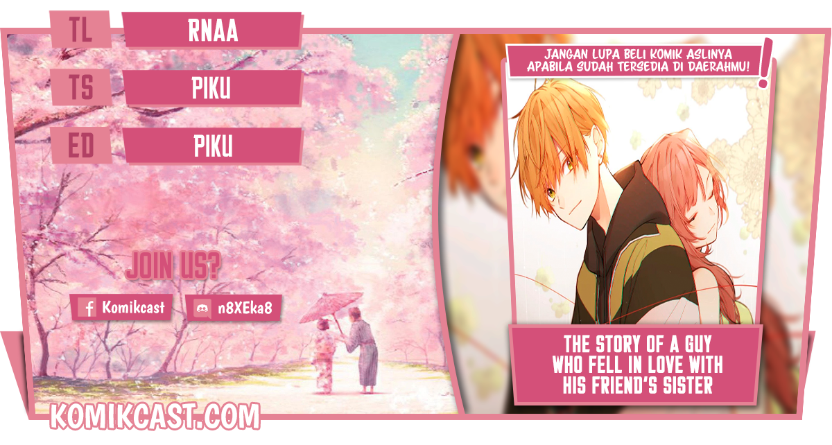 Baca Komik The Story of a Guy who fell in love with his Friend’s Sister Chapter 14 Gambar 1