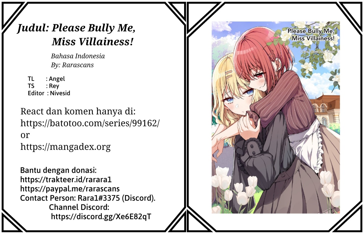 Baca Komik Please Bully Me, Miss Villainess! Chapter 5 Gambar 1