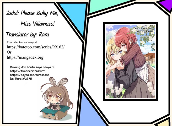 Baca Komik Please Bully Me, Miss Villainess! Chapter 4 Gambar 1