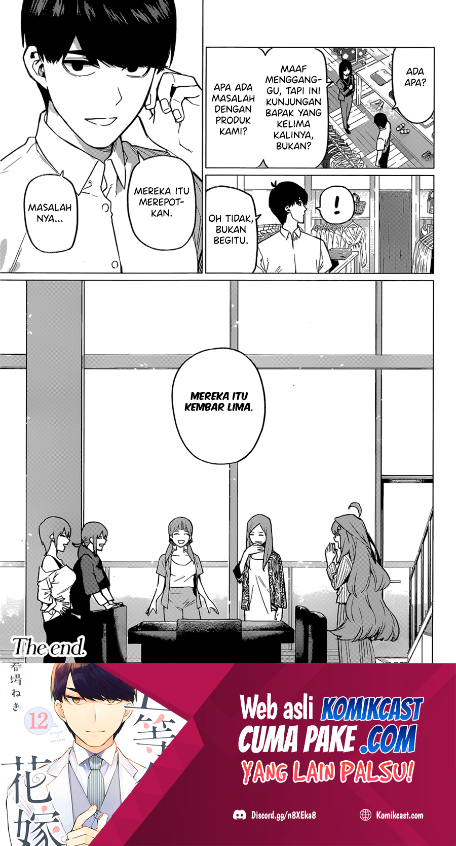 Go-toubun no Hanayome Chapter 123.5 Gambar 18